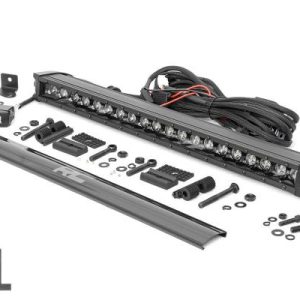 20-INCH CREE LED LIGHT BAR - (SINGLE ROW | BLACK SERIES W/ COOL WHITE DRL)
