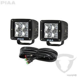 Quad Series LED Cube Light Kit in Spot Beam w/ Harness