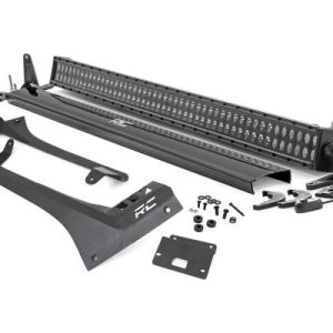 Soportes JEEP 50-INCH STRAIGHT LED LIGHT BAR UPPER WINDSHIELD KIT (20-22 GLADIATOR JT. 18-22 WRANGLE