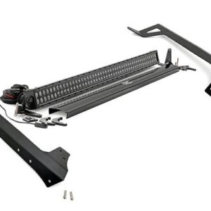 BARRA LED DUAL ROW 50" Y SOPORTES LED LIGHT MOUNTS JEEP WRANGLER JK (07-18)