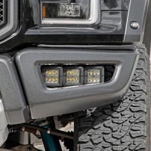 FORD TRIPLE LED FOG LIGHT KIT AMBER (17-19 F-150 RAPTOR)