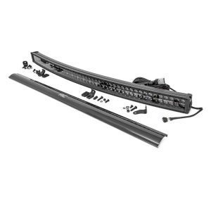 50 Inch Black Series LED Light Bar | Curved | Dual Row | Cool White DRL