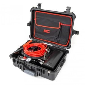 COMPRESOR PORTABLE TWIN MOTOR AIR COMPRESSOR W/CARRY CASE