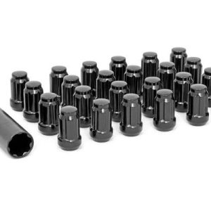 Tuercas 1/2 x 20 Lug Nut Set of 24 | Black