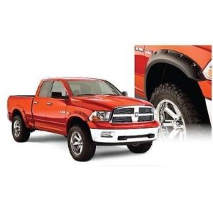 Fenders Bushwacker 50915-02 Smooth RAM Pocket Style Fender Flare Set of 4 5091502